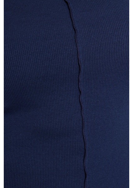 Stil Kadın Fitilli Bluz Crop Örme Fitted Kalıp Büyük Beden indirimleri