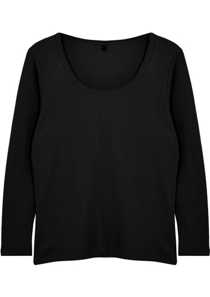 Stil Kadın Kaşkorse Bluz Regular Örme Fitted Kalıp Büyük Beden modelleri