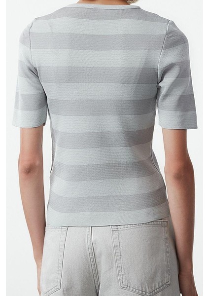 Stil Kadın Bluz Regular Triko Slim Kalıp indirimleri