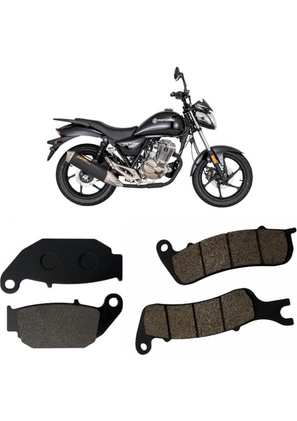 Mondial Vulture 125I Fren Balata Takımı Ön ve Arka