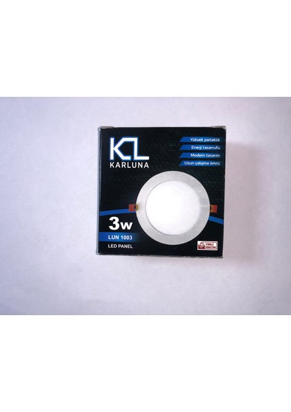 3W Beyaz Sıva Altı LED Panel