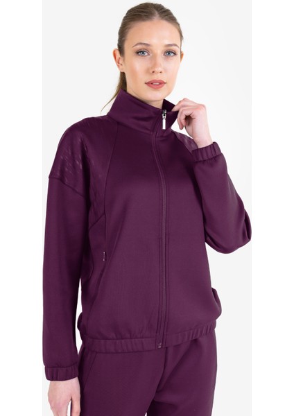 Violet Kadın Fermuarlı Sweatshirt 23N-2124 modelleri