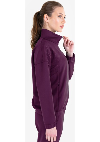 Violet Kadın Fermuarlı Sweatshirt 23N-2124 indirimleri