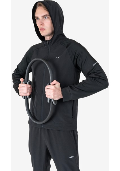 Erkek Fermuarlı Kapüşonlu Sweatshirt 24B-1115-23N
