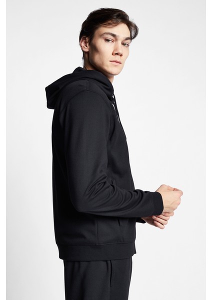 Siyah Erkek Fermuarlı Kapüşonlu Sweatshirt 23S-1241-23N modelleri
