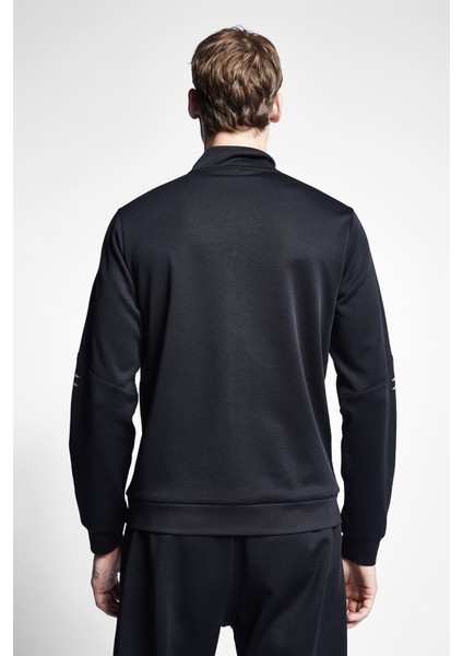 Siyah Erkek Fermuarlı Sweatshirt 23S-1247-23N modelleri