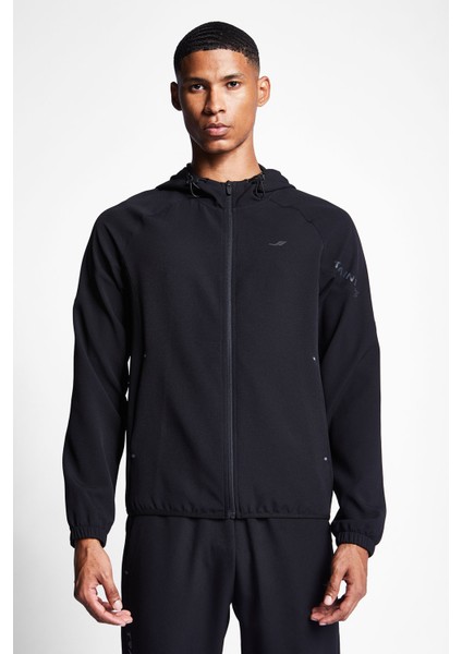 Erkek Antrenman Fermuarlı Kapüşonlu Sweatshirt 24B-1018