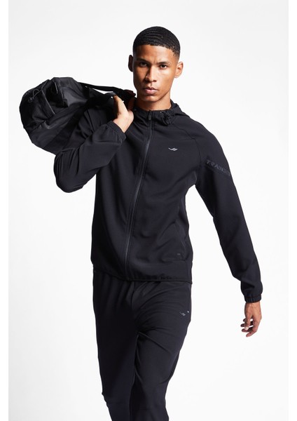 Erkek Antrenman Fermuarlı Kapüşonlu Sweatshirt 24B-1018 modelleri