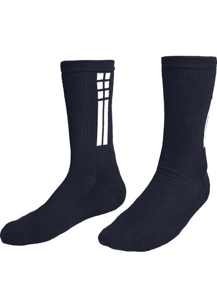 LA-3155 Lacivert Tekli Tenis Çorap 40-45 Numara