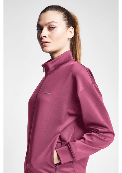 Gül Kurusu Kadın Fermuarlı Sweatshirt 24S-2208-24B