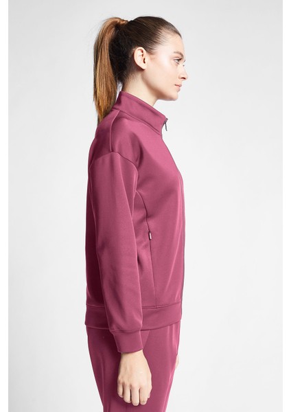 Gül Kurusu Kadın Fermuarlı Sweatshirt 24S-2208-24B modelleri