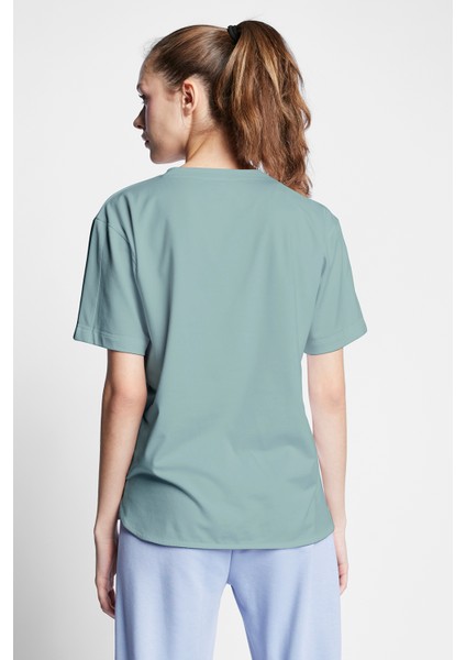 Yeşil Kadın Kısa Kollu T-Shirt 23B-2120 fiyatları
