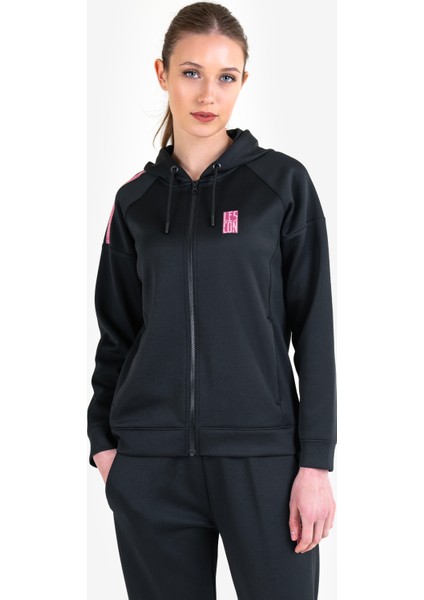 23N-2128 Kadın Fermuarlı Kapşonlu Sweatshirt 23NTBS002128 fiyatları