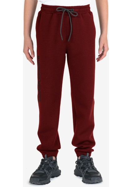 Bordo Çocuk Eşofman Altı 23N-3122