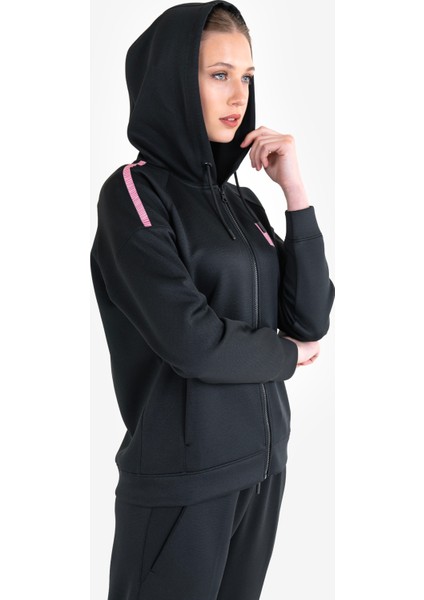 23N-2128 Kadın Fermuarlı Kapşonlu Sweatshirt 23NTBS002128 fırsatları