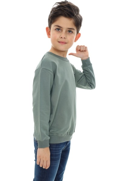 Erkek Çocuk Baskılı Sweatshirt modelleri