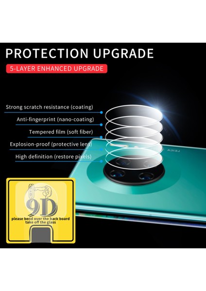 Huawei Mate 30 9d Arka Kamera Lensi Temperli Gl Filmi Için (Yurt Dışından) modelleri