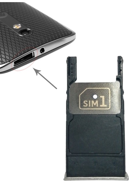 Motorola Moto x Style Için Tepsi + Mikro Sd Kart Tepsisi (Yurt Dışından)