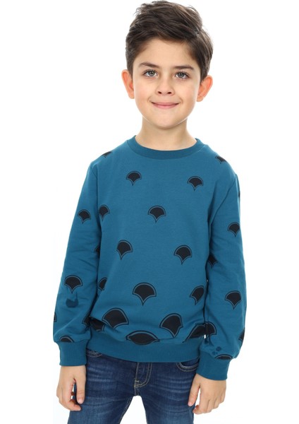 Erkek Çocuk Baskılı Sweatshirt