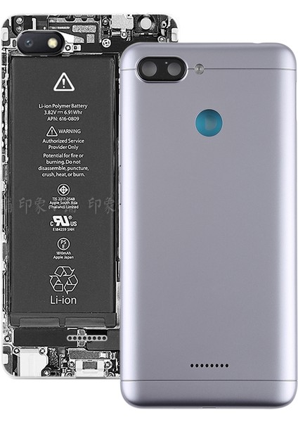 Xiaomi Redmi 6 Için Yan Tuşlu Arka Kapak (Yurt Dışından)