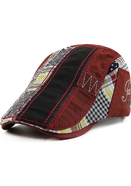 Erkek Desen Baskılı Kasket Şapka (Yurt Dışından)