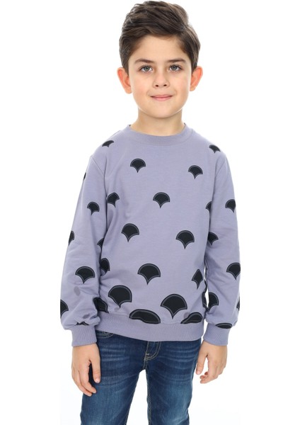 Erkek Çocuk Baskılı Sweatshirt