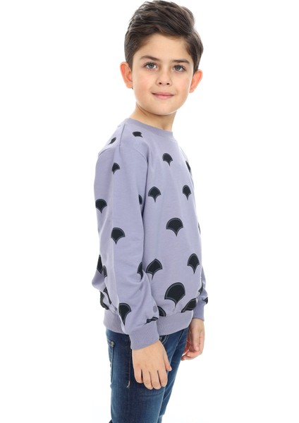 Erkek Çocuk Baskılı Sweatshirt