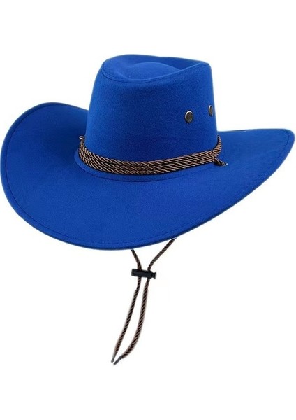 Batı Kovboy Süet Güneş Şapkası (Yurt Dışından)