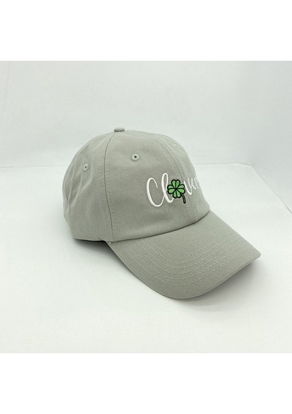 Alfabe Dört Yapraklı Yonca Nakış Beyzbol Şapkası (Yurt Dışından)