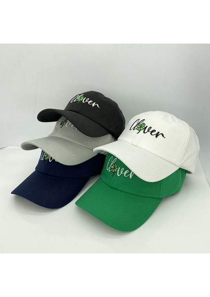Alfabe Dört Yapraklı Yonca Nakış Beyzbol Şapkası (Yurt Dışından) fiyatları