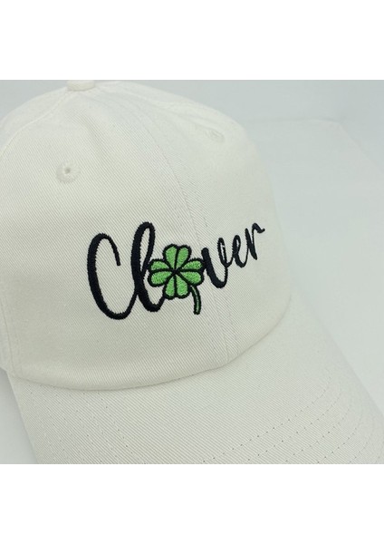 Alfabe Dört Yapraklı Yonca Nakış Beyzbol Şapkası (Yurt Dışından) modelleri