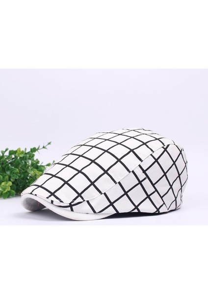 Ekose Kumaş Bere Şapka (Yurt Dışından)