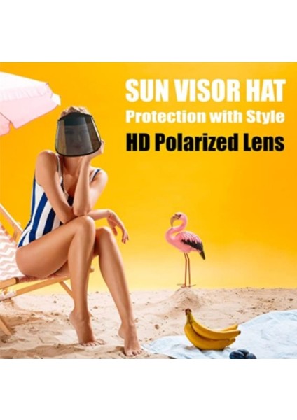 Hd Polarize Lensli Vizör Şapka (Yurt Dışından) modelleri