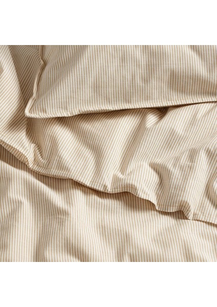 Çift Kişilik Nevresim Seti, Sarı-Beyaz, 240x220/50x60 Cm fiyatları