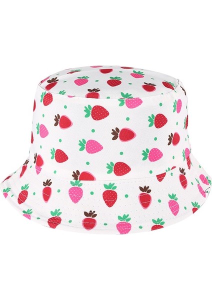 Meyve Deseni Balıkçı Şapkası (Yurt Dışından)