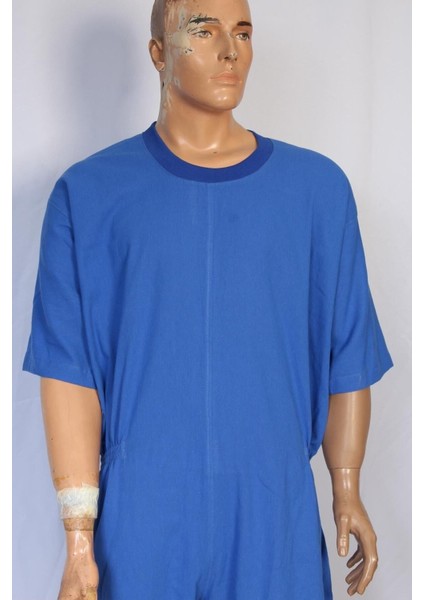 Yeni Nesil Kısa Kol Demans Tulumu Hasta Bakım Kıyafeti Hasta Tulumu - Small fiyatları