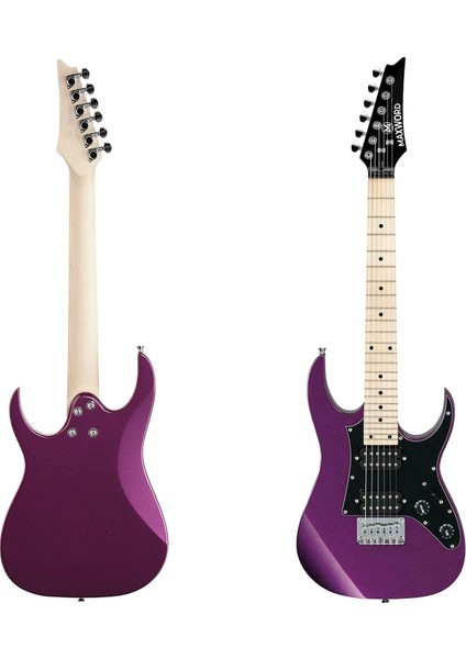 DE-150PU-35AMP Maple Klavye HH Yüksek Kaliteli 35W Amfili Elektro Gitar Seti
