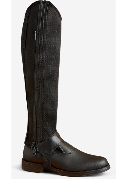 Fouganza Yetişkin File Binici Mini Çeps - Siyah - 100