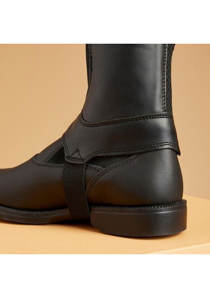 Fouganza Yetişkin File Binici Mini Çeps - Siyah - 100 modelleri