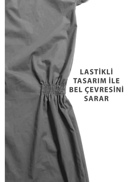 Yeni Nesil Kısa Kol - Demans Tulumu Kısa Kol Lastikli Model Gri Renk - Medıum Beden