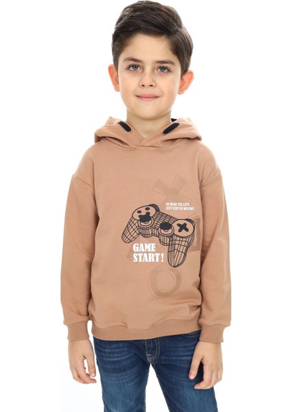 Erkek Çocuk Baskılı Sweatshirt