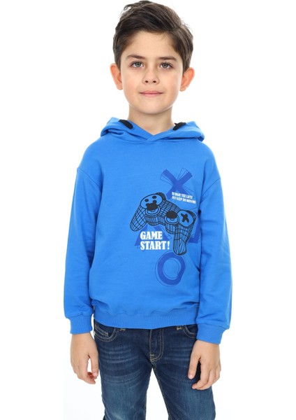 Erkek Çocuk Baskılı Sweatshirt