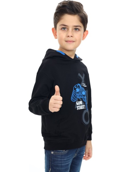 Erkek Çocuk Baskılı Sweatshirt