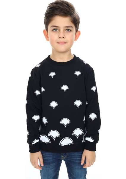 Erkek Çocuk Baskılı Sweatshirt