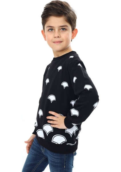 Erkek Çocuk Baskılı Sweatshirt modelleri