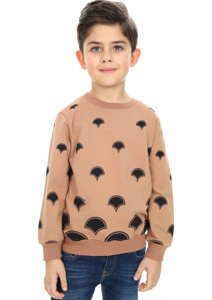 Erkek Çocuk Baskılı Sweatshirt