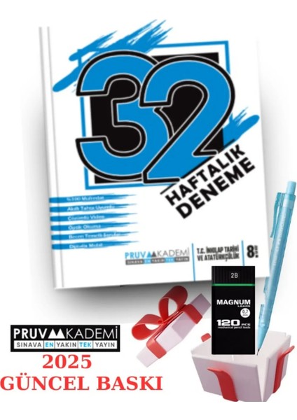 8. Sınıf Inkilap Tarihi 32 Haftalık Deneme + Faber Eğitim Seti