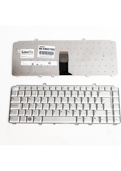 Dell Inspiron 1540 Laptop Klavye Türkçe Gümüş