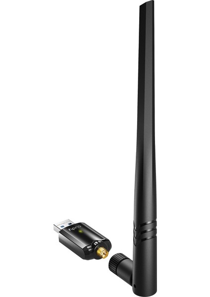WU1400 5ghz 867MBPS, 2.4ghz 400MBPS, Wi-Fi USB 3.0 Antenli Adaptör