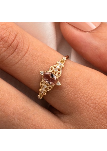 Gümüş Yüzük - Gümüş Yüzük - 0.50 Karat Love Zultanit Taşlı Prenses 925 Ayar Gümüş Evlilik Teklifi Yüzüğü modelleri